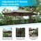 Flash Furniture Gray 9 FT Umbrella and Black Cement Base, 2 PC Set GM-402003-UB19B-GY-GG - alternate 6